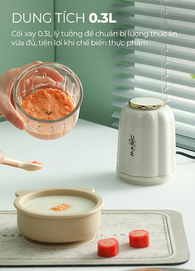 Máy xay thịt Magic AC-18 - Dung tích 0,3 lít