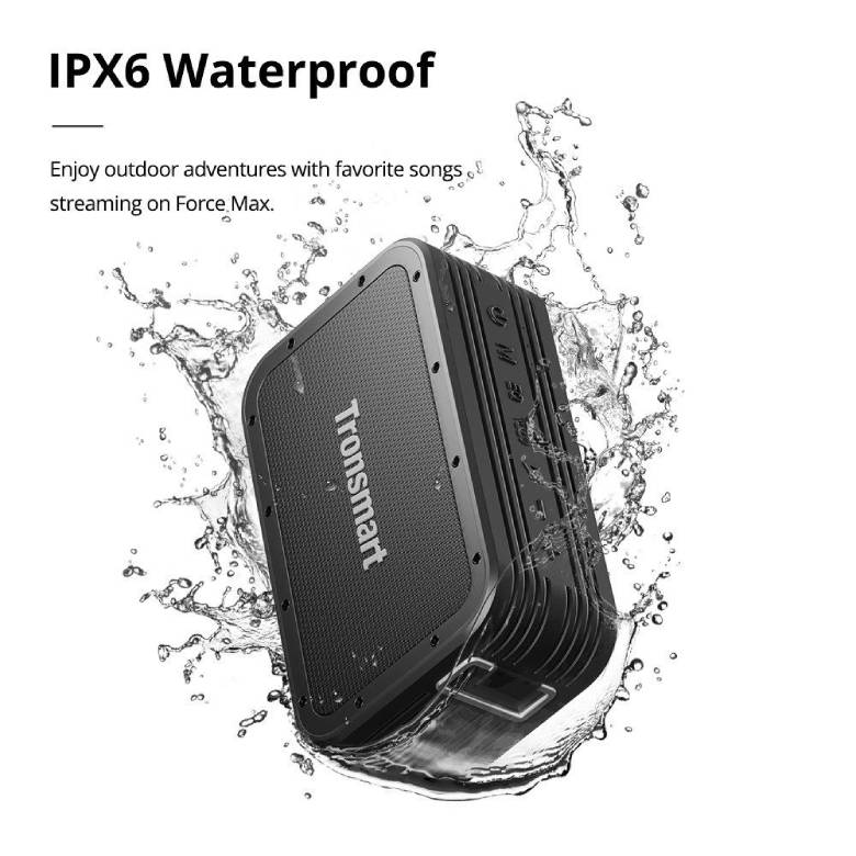 Loa TRONSMART Force Max 80W Bluetooth TM-746328 - chống nước IPX6