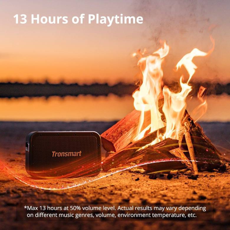 Loa TRONSMART Force Max 80W Bluetooth TM-746328 - thời lượng PIn dài