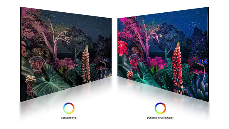 Dynamic Crystal Color xuất hiện trên các tivi phân khúc trung và cao cấp