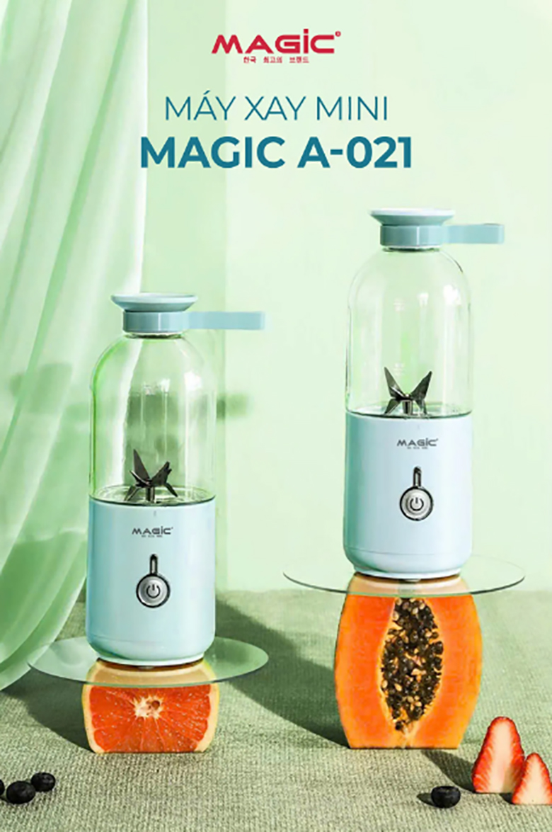 Máy xay sinh tố mini Magic A-021 - Thiết kế nhỏ gọn, tiện lợi