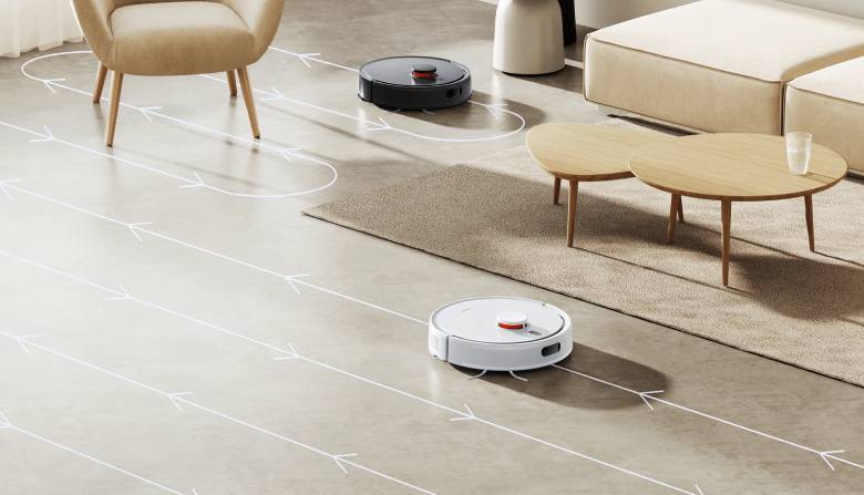 Robot hút bụi lau nhà Xiaomi Vacuum S20 White - Di chuyển theo đường zigzag và chữ Y