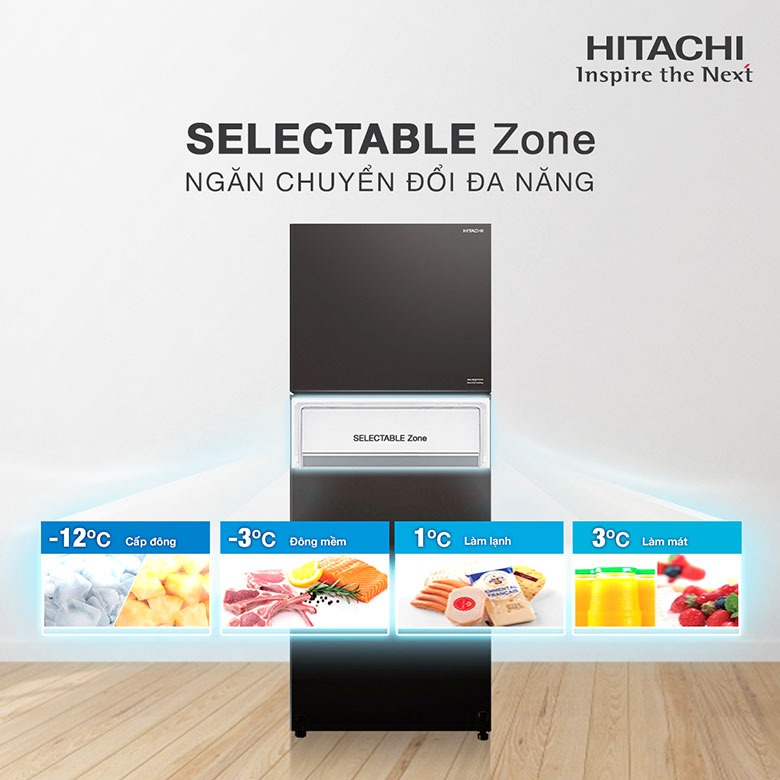 Ngăn chuyển đổi đa năng Selectable Zone