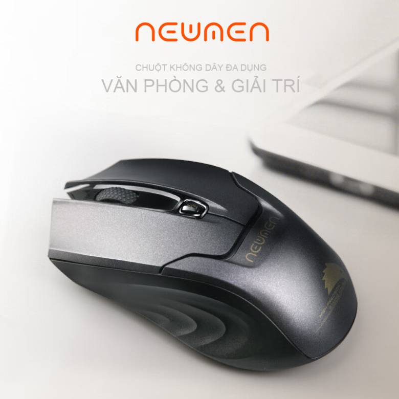 Chuột không dây Newmen E400 Silent - thích ứng đa bề mặt