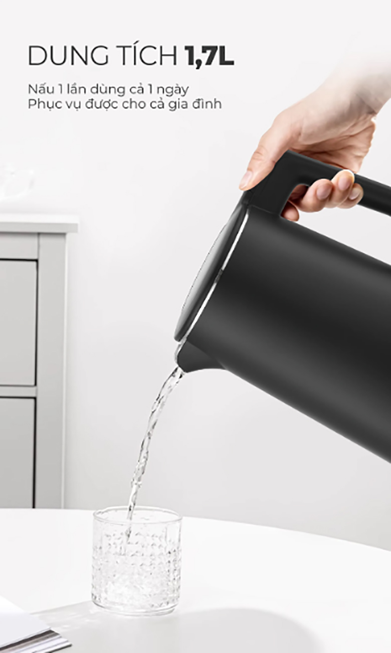 Ấm siêu tốc Magic Eco AC-43 - Dung tích lớn 1.7 lít