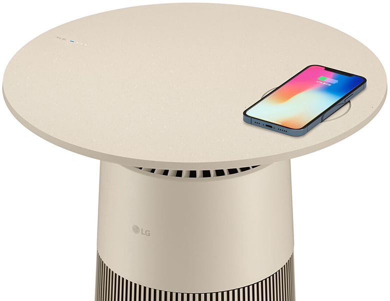 Máy lọc không khí LG PuriCare Aero Furniture AS20GPBK0 sạc không dây