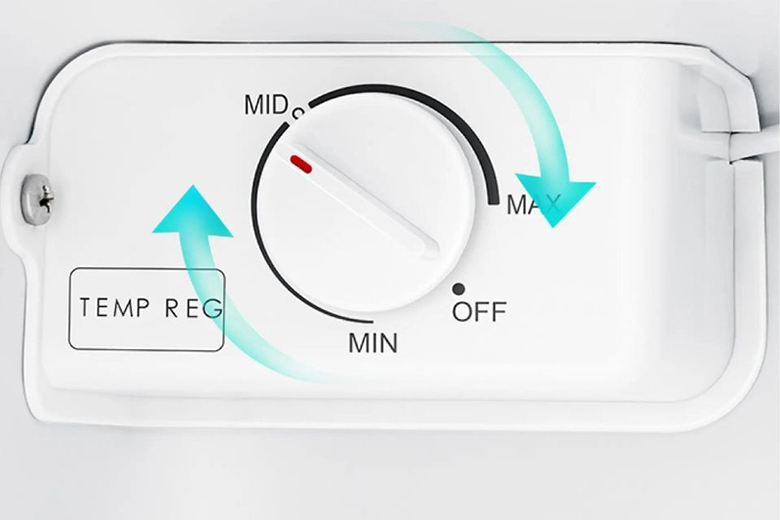 Tủ lạnh Hisense mini 45 lít HR05DB - Điều chỉnh dễ dàng với núm vặn tiện lợi