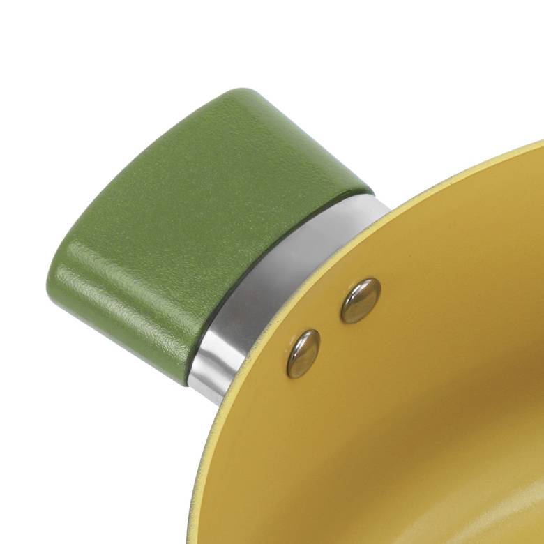 Nồi phủ sứ chống dính Elmich Olive Classic EL-5534OV20 size 20cm - tay cầm chắc chắn