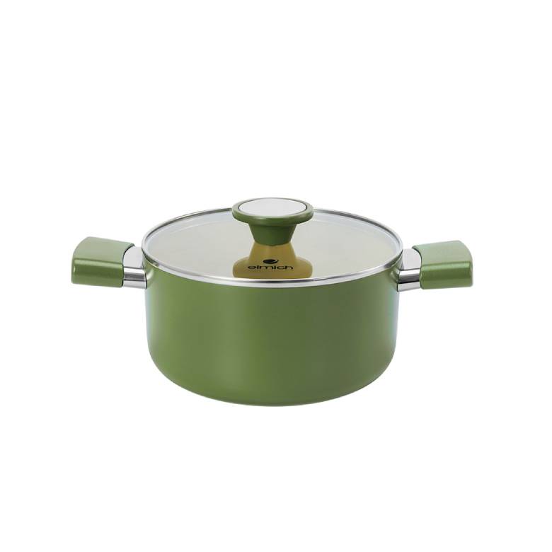 Nồi phủ sứ chống dính Elmich Olive Classic EL-5534OV20 size 20cm