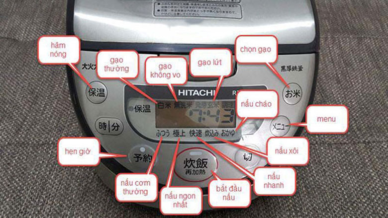 Hướng dẫn sử dụng nồi cơm điện Nhật Bản nhanh chóng