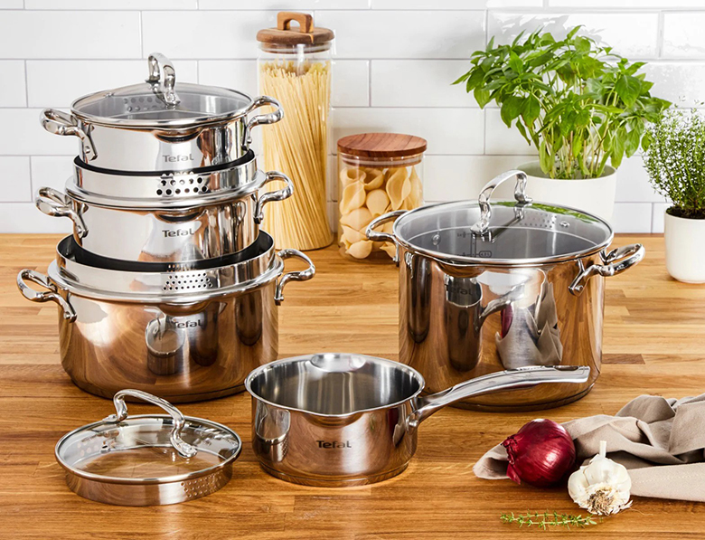 Bộ nồi Inox Tefal Duetto Plus G719SA55