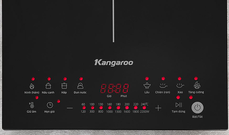 Bếp từ đơn Kangaroo KGIC22S2 điều khiển cảm ứng nhạy 