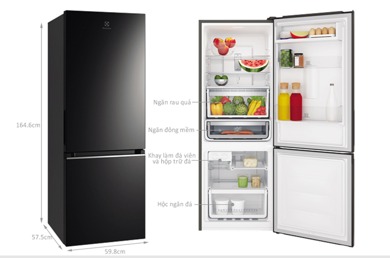 Công nghệ EvenTemp - Tủ lạnh Electrolux Inverter 308 Lít EBB3402K-H