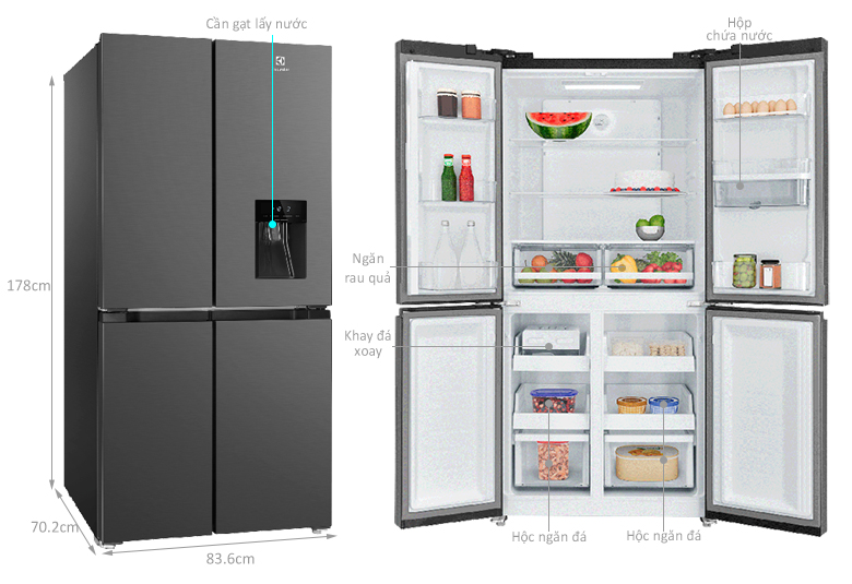 Công nghệ EvenTemp - Tủ lạnh Electrolux Inverter 492 lít EQE4960A-B