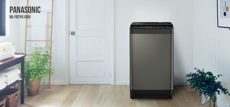 Máy giặt cửa trên giá rẻ - Máy giặt Panasonic 8.2 kg NA-F82Y01DRV lồng đứng