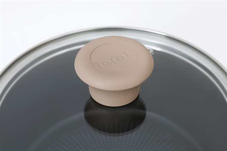 Quánh nhôm chống dính Tefal So Matcha G1792395 size 18cm - Nắp kính trong suốt chịu nhiệt tốt