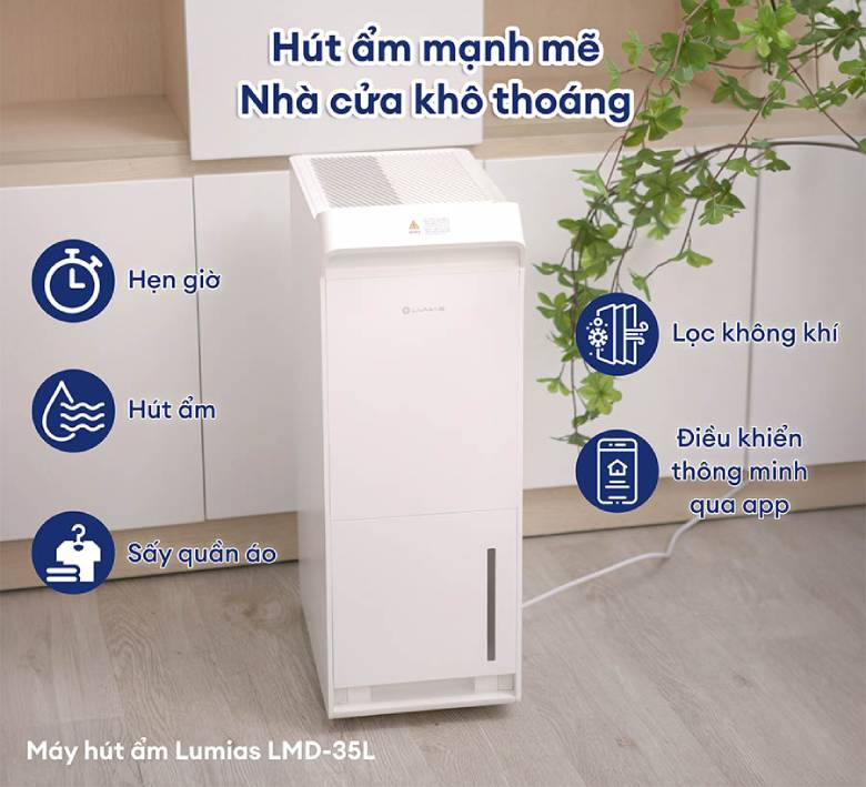 Máy hút âm 50l Lumias LMD-50L