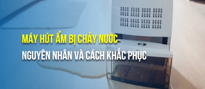 Nguyên nhân máy hút ẩm bị chảy nước? Lưu ý khi dùng máy hút ẩm