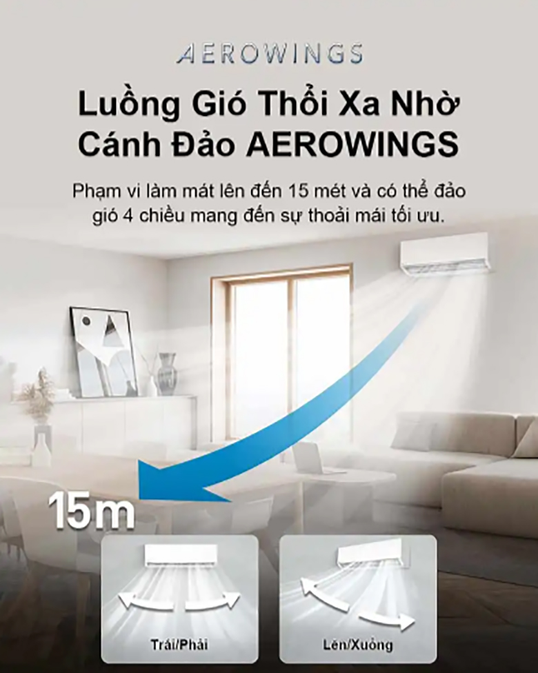 Điều hòa Panasonic 1 chiều Inverter 20.800 BTU CU/CS-XU24BKH-8 - Đảo gió 4 chiều