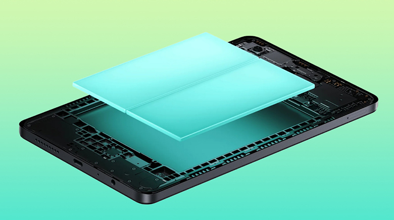  Máy tính bảng Xiaomi Redmi Pad SE 8.7 4G 6GB/128GB Xanh dương - Pin dung lượng lớn 6.400mAh, hỗ trợ sạc nhanh 18W