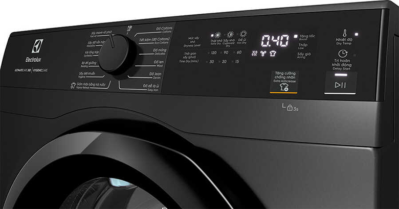 Máy sấy thông hơi Electrolux 9 kg EDS904N3SC - Bảng điều khiển thông minh