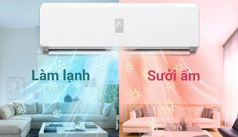 Nhiệt độ sưởi ấm của điều hòa là bao nhiêu - Chế độ sưởi ấm trên điều hòa