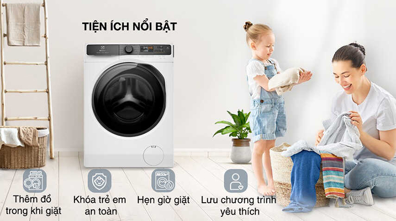 Máy giặt sấy Electrolux 11kg EWW1123P5WC lồng ngang - Các tiện ích khác