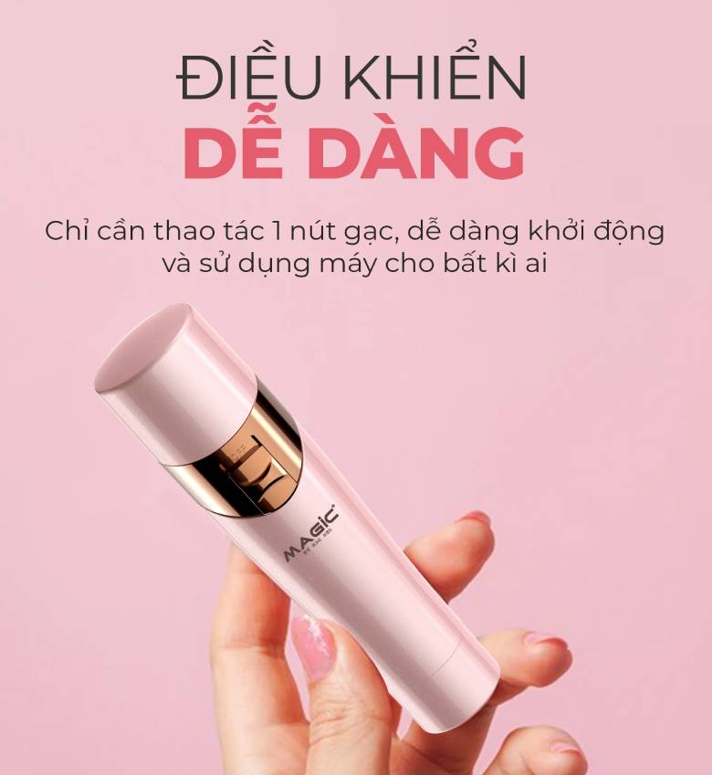 Máy tỉa lông đa năng Magic B-51 Dễ dàng sử dụng với cơ chế điều khiển đơn giản