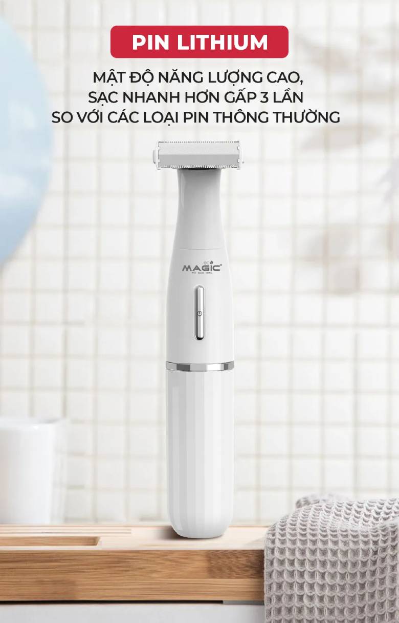 Máy tỉa lông đa năng Magic PRO-20 - Pin LITHIUM sạc nhanh