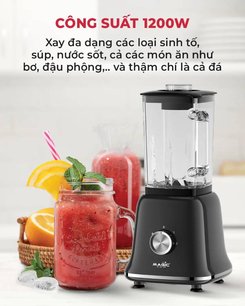  Máy xay sinh tố Magic AC-182 - công suất 1200W