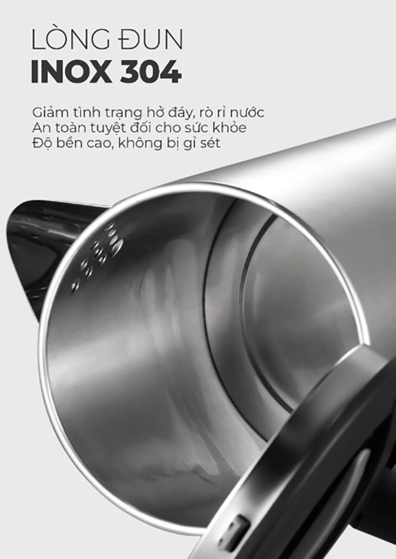 Bình đun siêu tốc MAGIC 1.8L A-070 - Chất liệu cao cấp