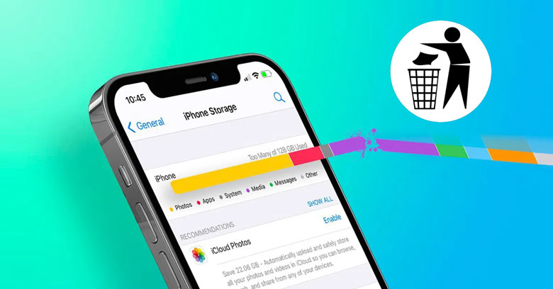 Màn hình điện thoại bị nhảy lung tung do đầy dung lượng