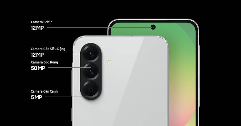 Điện thoại Samsung A56 5G (8+128Gb) Gray - Camera 50MP cải tiến vượt bậc