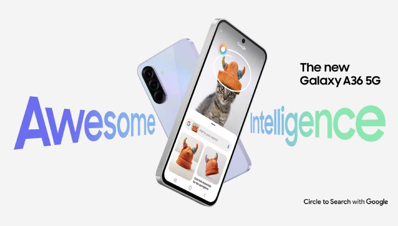 Điện thoại Samsung Galaxy A36 5G (8+128Gb) Light Violet - Tính năng AI thông minh