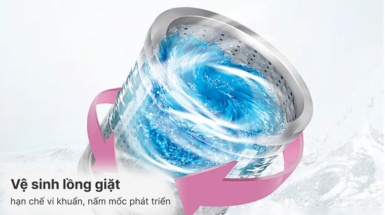 Máy giặt Panasonic NA-FD105X3BV có chế độ tự vệ sinh lồng giặt