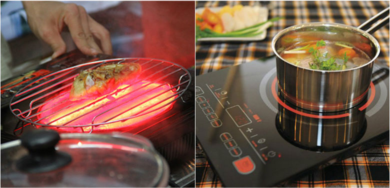 So sánh bếp điện quang và bếp hồng ngoại, thông tin trước khi mua