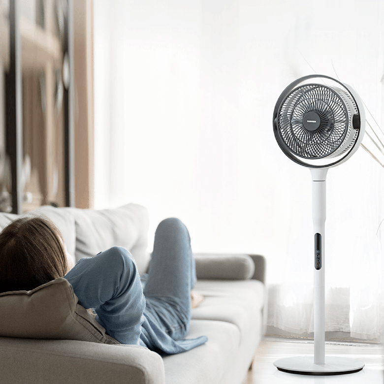 Quạt tuần hoàn Toshiba F-DSC80XVN - Vận hành êm ái, đem lại không gian yên tĩnh