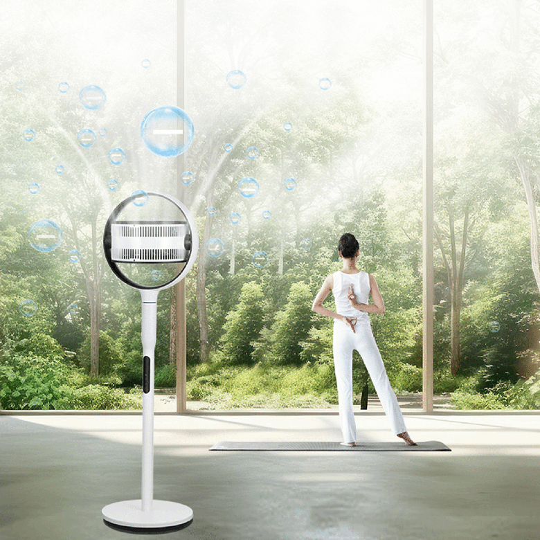 Quạt tuần hoàn Toshiba F-DSC80XVN - Bộ phát ion âm, lọc sạch không khí