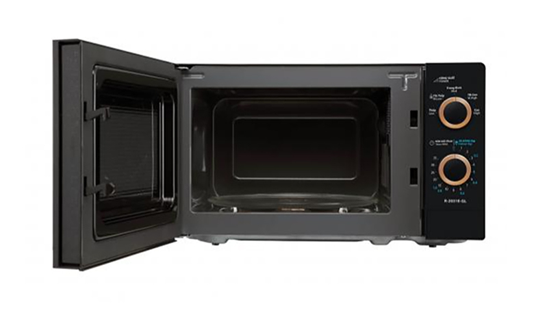 Lò vi sóng Sharp 20 lít 800W R-2031E-GL - Công suất lớn, làm nóng nhanh