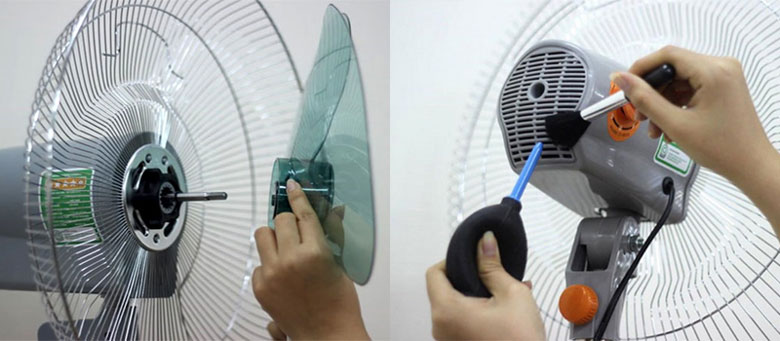 Quạt không quay nhưng máy vẫn chạy - Vệ sinh và tra dầu