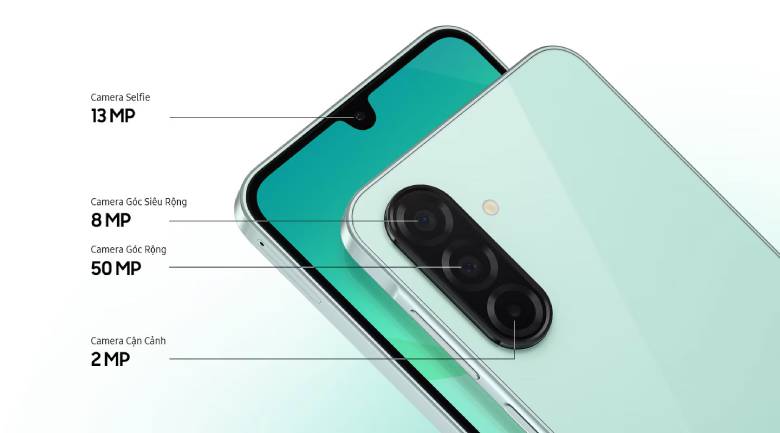  Điện thoại Samsung Galaxy A26 5G (8+128Gb) Black - Hệ thống camera linh hoạt