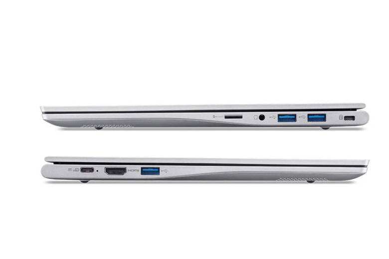 Laptop Acer Swift Lite 14 AI SFL14-51M-56HS hỗ trợ đa dạng cổng kết nối