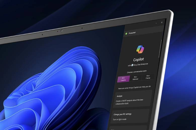 Laptop Acer Swift Lite 14 AI SFL14-51M-56HS Copilot trên Windows 11