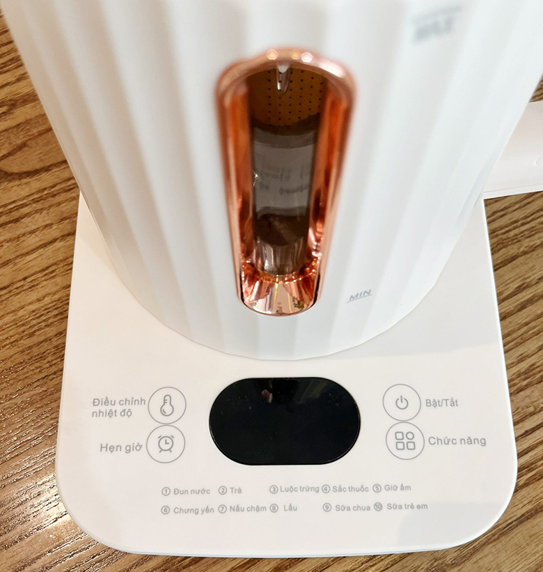 Ấm điện đa năng Rapido RMK0818-P - Chức năng hẹn giờ tiện lợi