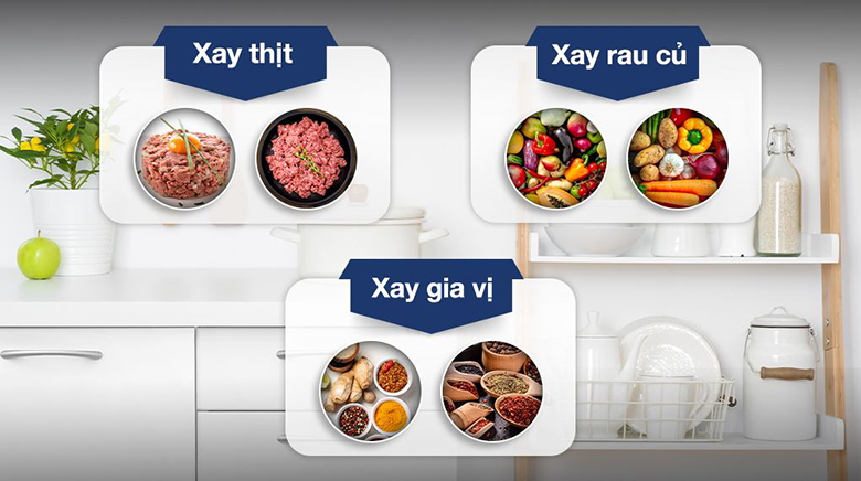 Máy xay thịt đa năng Rapido RMC-300 - Thiết kế nhỏ gọn và tiện dụng