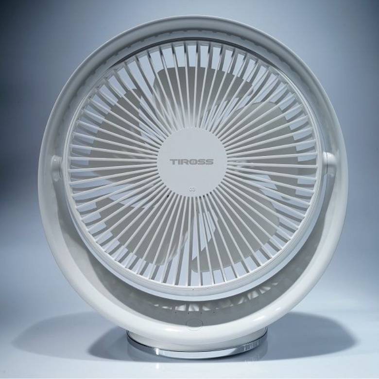 Quạt sạc để bàn USB Tiross TS2282 - Thiết kế hiện đại