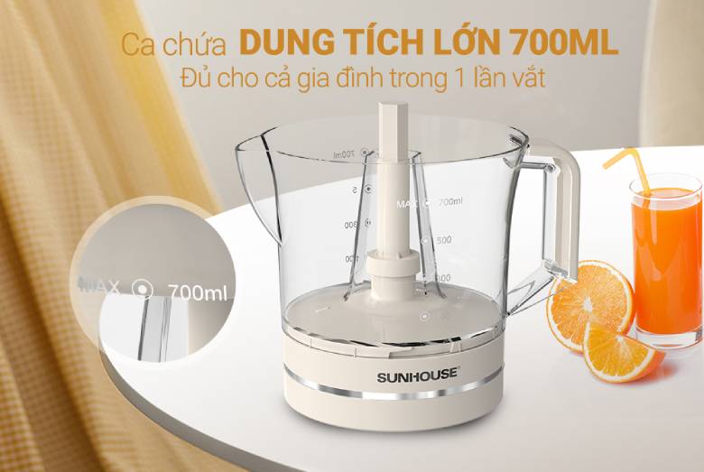Máy vắt cam Sunhouse SHD5510 - ca chứa 700ml
