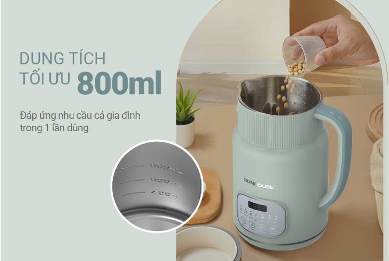 Máy làm sữa hạt đa năng Sunhouse SHD5260 - dung tích lớn cho cả gia đình