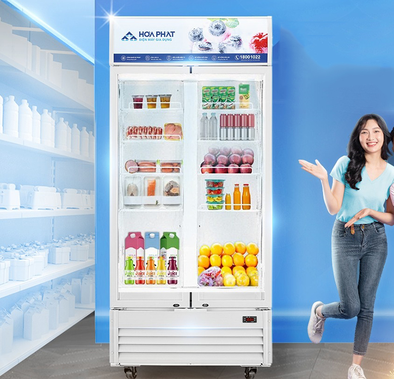 Tủ mát Hòa Phát 812 lít HSR D6812
