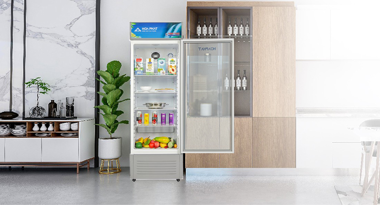 Tủ mát Hoà Phát 280 lít HSR S6280 kính lowE